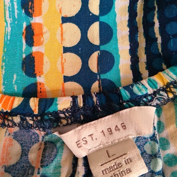 Cato Multicolor Blouse Size Large - Picture 10 of 11